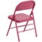 Emma and Oliver 2 Pack Home & Office Colorful Metal Folding Chair Teen and Event Seating